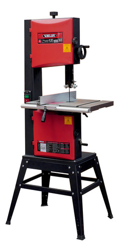 Sierra cinta para madera de 12" Motor 1 HP 120/240 V. 60 Hz. Mesa de trabajo de Hierro de 400 x 548 mm con Puerto de extracción de residuos de 4". Modelo KN SCM-12A KNOVA