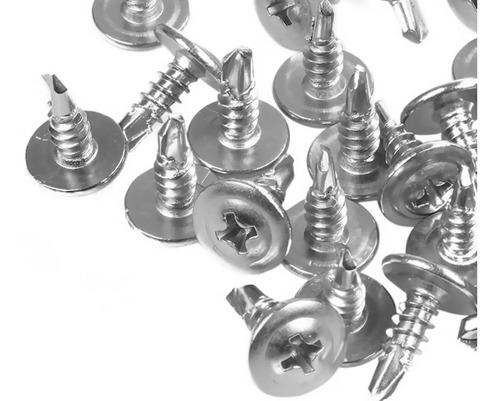 Imagem 3 de 4 de Parafuso Auto Brocante Para Portão 4,2x13 Phillips 1200 Pcs