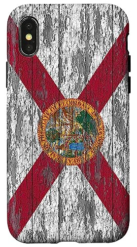 Funda Para iPhone X/xs Florida Flag Weatherojo