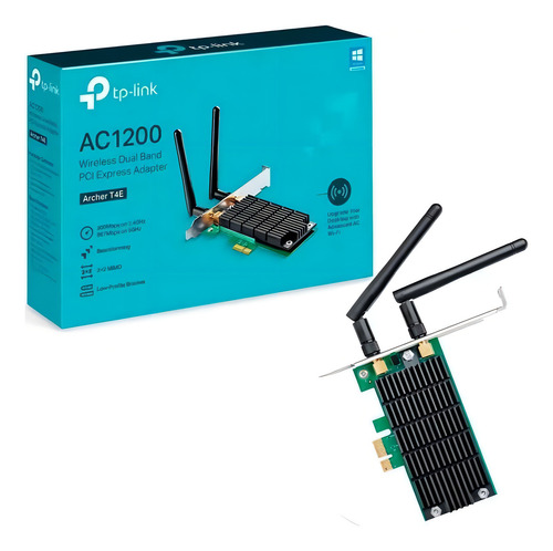 Adaptador Tarjeta Red Wifi Pci-exp Ac1200 Archer T4e Tp-link