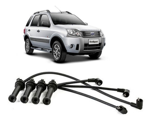 Juego Cables Bujias Para Ford  Ecosport 2.0 2009 2012