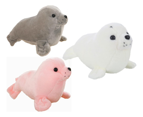 Paquete De 3 Muñecas Infantiles, Almohada De Peluche Seal De