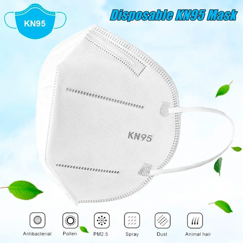 Imagem 3 de 8 de 10 Pcs Kn95 Mascara Facial Descartavel Anti Pm2.5 Kit