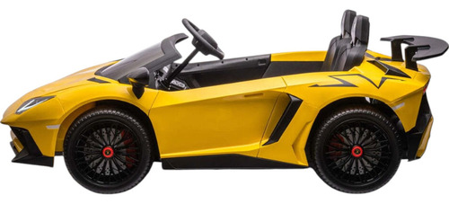 Auto A Batería Lamborghini Aventador 24v Color Amarillo