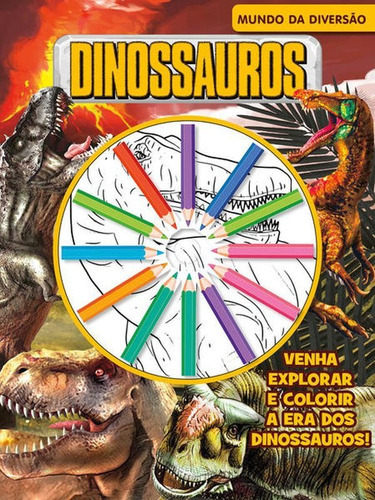 Dinossauros Mundo Da Diversão, De On Line A. Editora On Line, Capa Mole Em Português