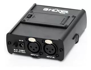 Amplificador Auriculares Hügel 2 In 1 Out Monitor In Ear Color Negro Potencia de salida RMS 4 W