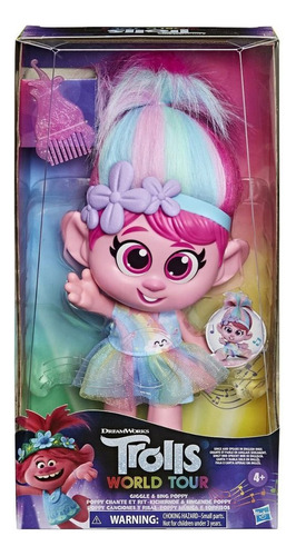 Troll Poppy Canciones Y Risas Troll World Tour En Ingles40cm