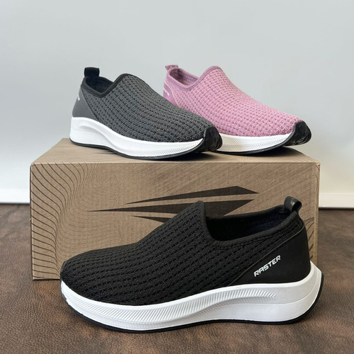 Panchas De Niños Niñas Zapatillas Sin Cordones Urbanas Ra26