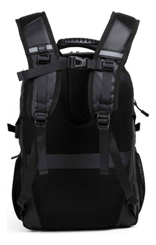 Mochila Aeropostale Compartimiento Lap Tablet Uni Viajes Negocios Universidad Preparatoria Acolchada Color Negro Diseño De La Tela Liso