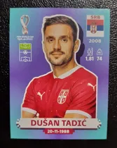 Comprar Figurita Mundial Qatar 2022 Azul Europea Dusan Tadic