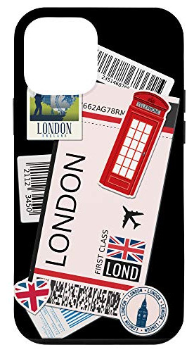 Funda Para iPhone 12 Mini London England Uk Boarding Plan-02