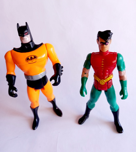 Set De 2 Muñecos Batman Y Robin, Dc Cómics Inc. 1993