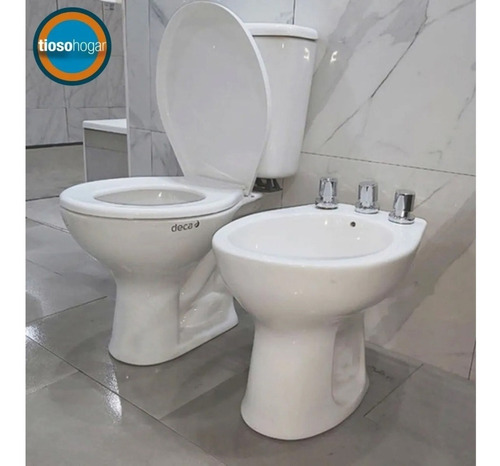 Imagen 2 de 10 de Inodoro Corto Sanitario Onix Mochila Colgar Loza Tapa Baño