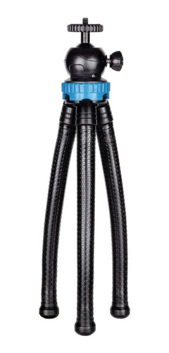 Imagen 2 de 7 de Tripié Flexible Con Montura Para Smartphone 620-grippod-bl