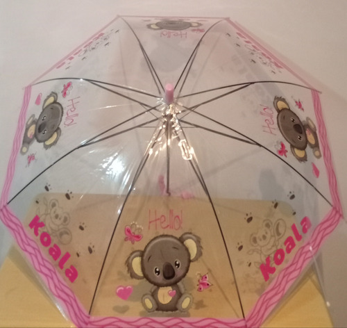 Paraguas Largos Para Niñas Minnie, Frozen, Peppa Pig