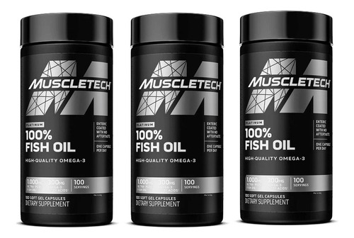 Platinum Fish Oil Pack 03 Unidades