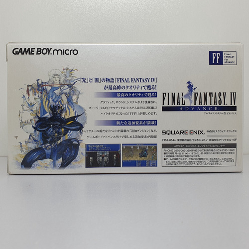 Nintendo Game Boy Micro Edição Especial Final Fantasy 4 Azul (Usado)