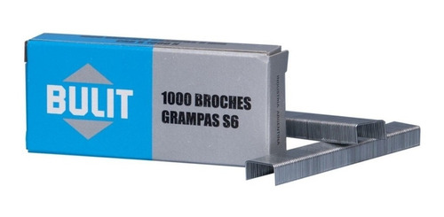 Broches Grampas Bulit S6 Caja X1000 Unidades