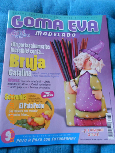 Revista Fasciculo N° 9 Goma Eva Modelado J.rubicce 2007