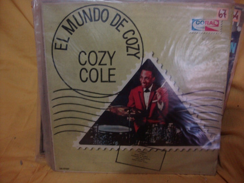 Vinilo Cozy Cole Su Bateria Y Orquesta El Mundo J1