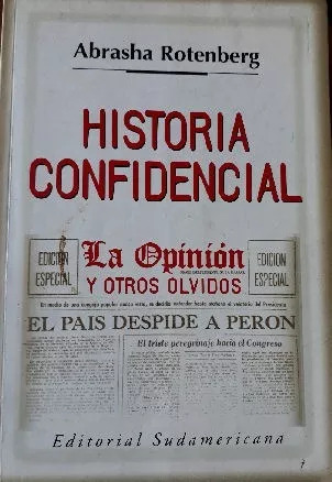 Abrasha Rotenberg: Historia Confidencial - Libro Usado