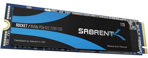 Memoria Ssd Sabrent 1 Tb Rocket Nvme Pcie M.2 2280