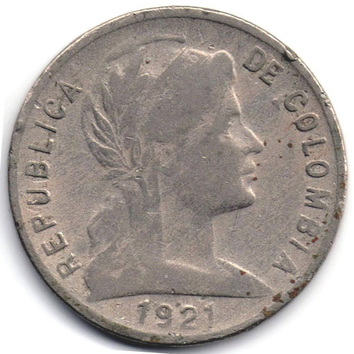 5 Centavos 1921 Sin H
