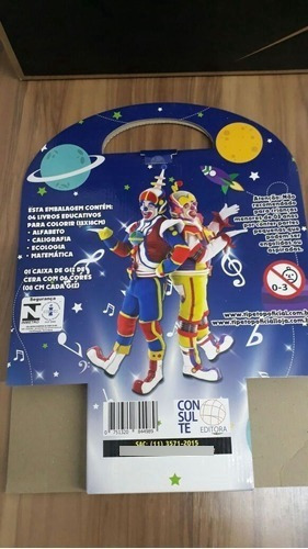 Imagem 4 de 5 de Maleta Escolar Infantil Tip E Top Desenhos Para Colorir