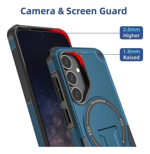 Funda Antirrayas Con Soporte For Samsung Galaxy S25/s24