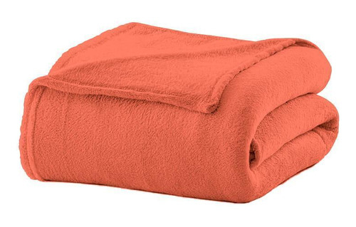 Cobertor Casal Manta Microfibra 1,8x2,2m Coral Camesa