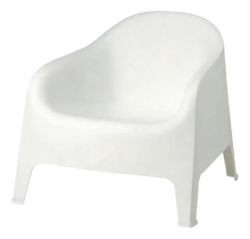 Sillon Skarpo Blanco Plastico Exterior Mueble Jardín