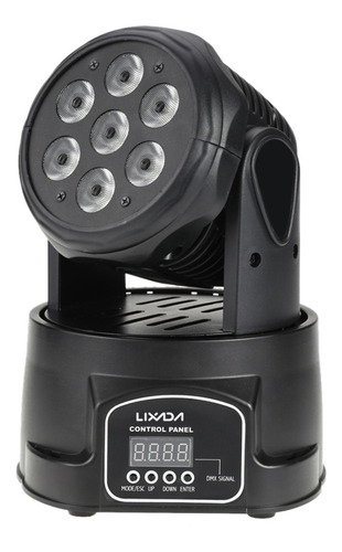 Lixada Dmx-512 Mini Cabeza Móvil 4 En 1 Rgbw Led Stage