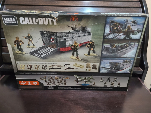 Mega Construx Cod Invasión Playa Segunda Guerra Mundial Ww2 386 Call Of Duty (Usado)