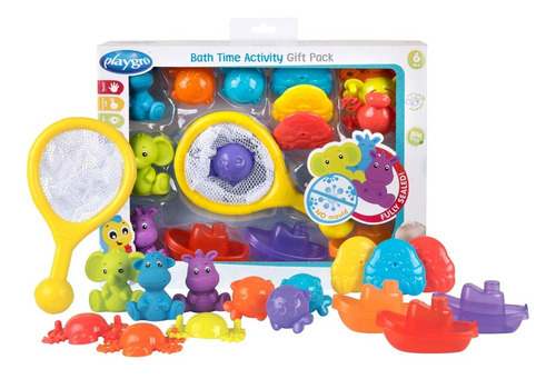 Set Juguetes Para Baño Agua Bebes 16 Piezas Playgro