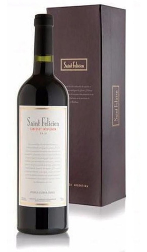 Estuche Vino Saint Cabernet 1x750cc