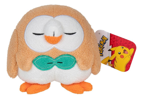 Pokemon Peluche Sleeping Rowletl De 13 Cm