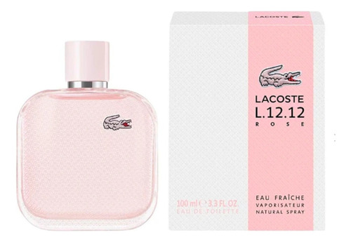 L.12.12 Rose Eau Fraiche Lacoste Edt 100 Ml Para Mujer