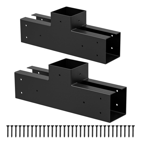 Kit De Pérgola De Carpintería Soporte De Madera Elev...