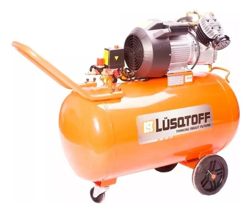 Compresor Lusqtoff 100 Lts 4hp Bicilindrico - Lc-40100 Cta