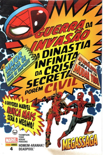 Homem-aranha E Deadpool N° 4 - Panini 04 - Bonellihq Cx430