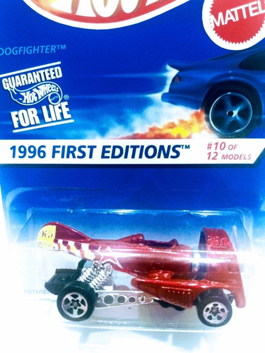 Carrito Hot Wheels Dogfighter Rojo Edición 1996 Escala 1:64