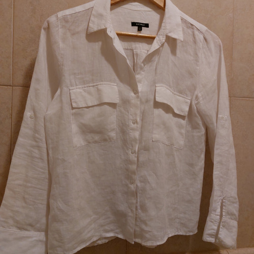 Camisa De Lino Blanca T S Bachino, No Zara