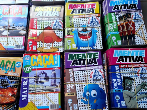100 Revistas Caça Palavras Passatempos Atacado