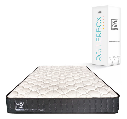 Colchón Comprimido 1,5 Plaza A16 Comfort Plus Resorte Pocket