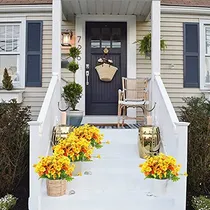 Comprar Flores Falsas Artificiales, 6 Paquetes De Flores Daisy Mums 