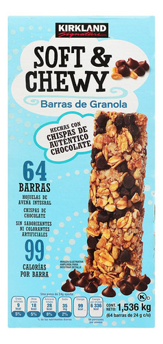 Soft And Chewy Barras De Granola 1.54 Gr