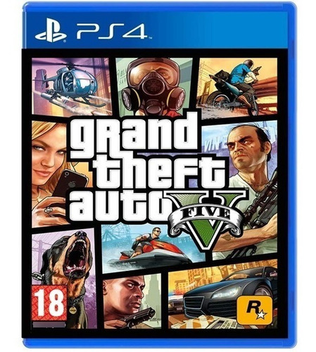 Gta V Ps4. Físico, + Mapa. Nuevo . Entrega Inmediata