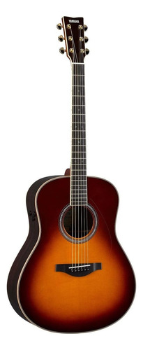 Violão acústico Yamaha TransAcoustic LL-TA para destros brown sunburst brilhante