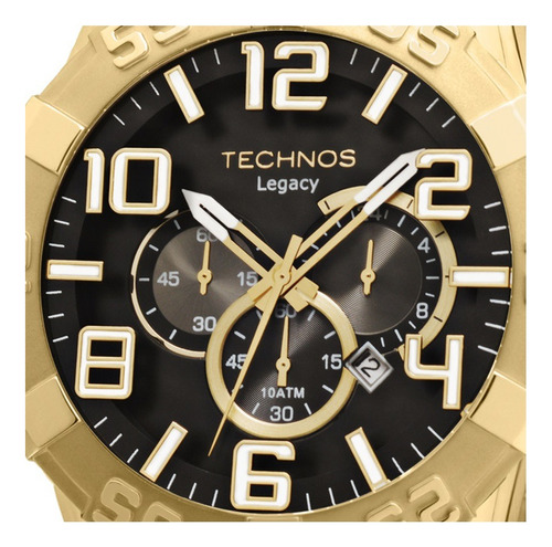 Relógio Masculino Technos Legacy Dourado Os20im/4p Original