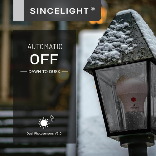 Bombilla Led Sensor De Luz Diurna Para Mosquitos Con Encendi